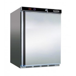 Réfrigérateur en acier inox 1 porte 130L 600 x 585 x 845 mm 7450.0550