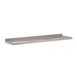 Étagère murale en inox 800 x 300 x 36 mm 7455.0495