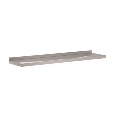 Étagère murale en inox 1600 x 300 x 36 mm 7455.0512