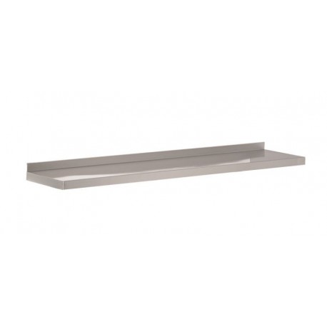 Étagère murale en inox 1800 x 300 x 36 mm 7455.0515