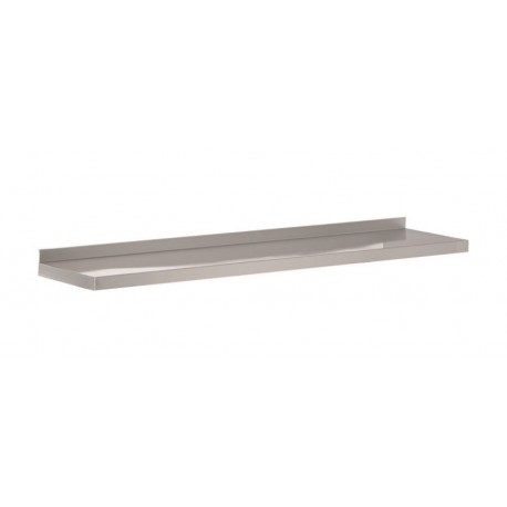 Étagère murale en inox 2200 x 300 x 36 mm 7455.0525